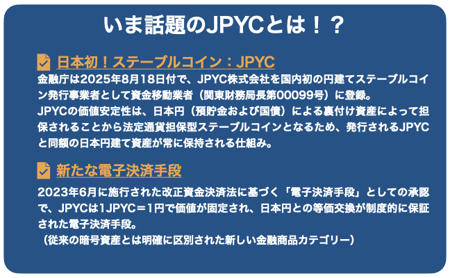 デジタル通貨「JPYC」の認可2
